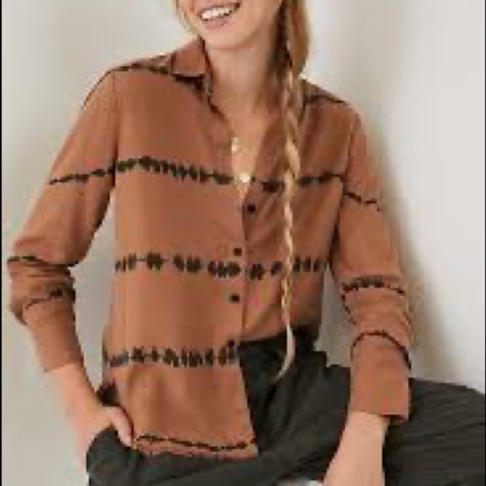 Cloth & Stone for Anthropologie button down shirt size M